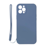 Case Silicone Cover Thin Soft Slim - For Apple iPhone 12 Pro Max (Grey)