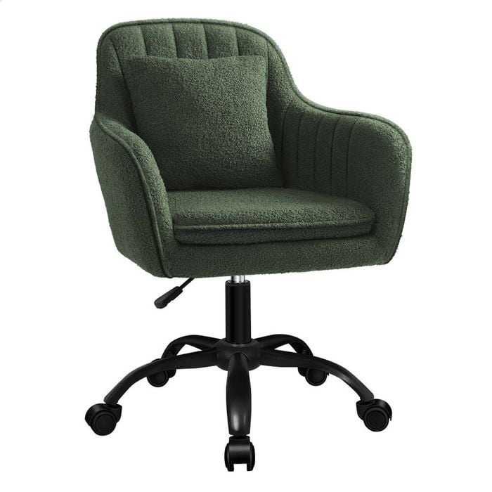 ALFORDSON Boucle Office Chair Orla Green