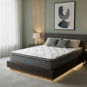 DreamZ Pillar 35CM Thickness Hybrid  Euro Top Mattress - Super King
