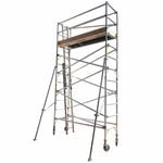 Instant Access 0.8 x 2.5 x 4m 225kg Aluminium Single Width Mobile Scaffold Tower