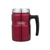 Thermos Stainless Steel King Portable  Vacuum Insulated Camping Mug Red 470ml