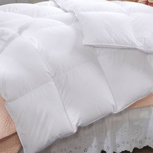 Renee Taylor 400 GSM Queen All Seasons Natural Bamboo Bedding Quilt White