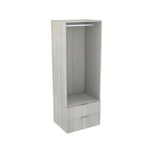 Lugna 2048 x 750 x 580mm Mist Hanging 2 Drawer Storage Cabinet