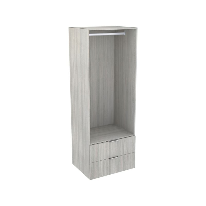 Lugna 2048 x 750 x 580mm Mist Hanging 2 Drawer Storage Cabinet