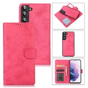 Flip Wallet Cover Leather Magnetic Card Slot Case - For Samsung Galaxy S9 (Pink)