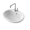 Caroma 35L White RHS Inset Vitreous China Laundry Trough