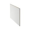 900 x 1200mm 12mm Lining Panel White MDF Primed Demi Round 40mm