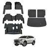 AUSGO 7D Injection Floor Mats & Boot Liner Set for ISUZU MUX MU-X 2021-Onwards Car Floor Liners Cargo Mat