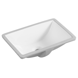 Mondella 460 x 340 x 180mm White Undercounter Basin