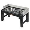 Pawz Elevated Dog Bowls Adjustable 6 Height Raised Feeder Large