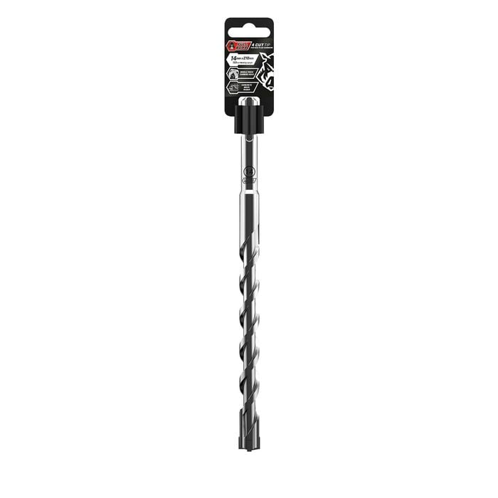 Full Boar 14 x 210mm 4 Cut Tip For SDS-Plus Hammers