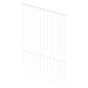 ProtectorAl 350-1200W x 1800H Pearl White Raked Up to 15º Flat Top Pool Fence Panel