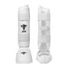 Javson Karate Shin Guards Insteps Pads White - Small