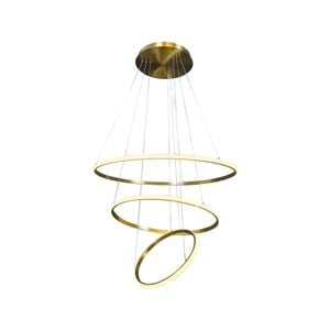 LED 3 Pendant Lights Rings - Delessi Marcello - Gold