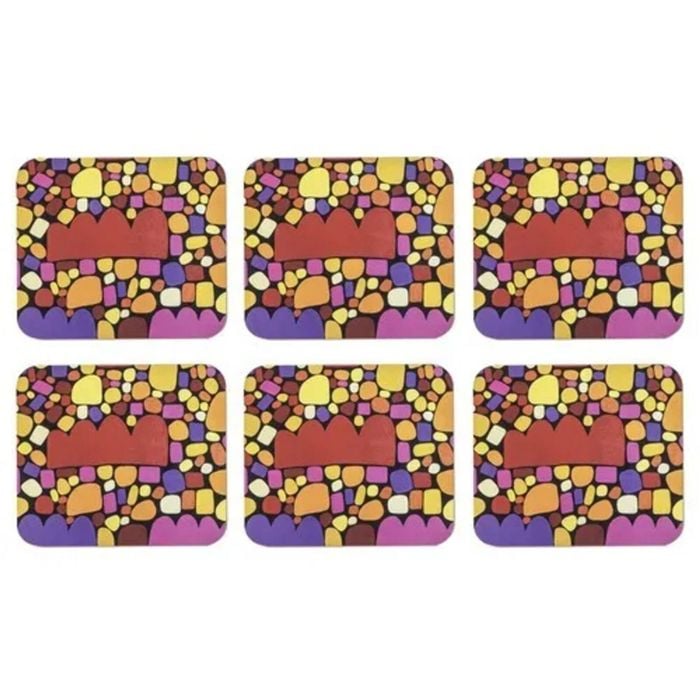 Ashdene Puli Puli Coaster 6 Pack - Graphite