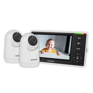 Oricom SC430 4.3" Video Baby Monitor With Motorised Pan-Tilt Twin Camera Pack (SC430-2)