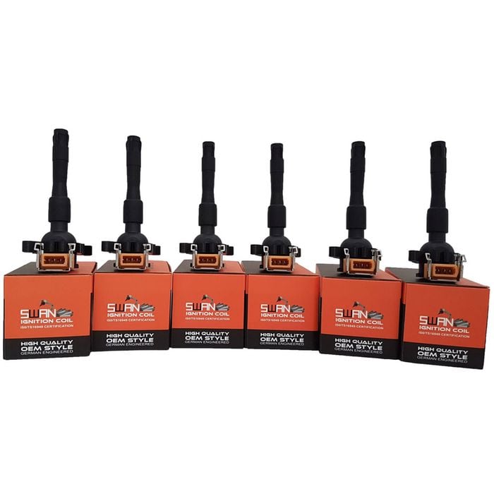 6-Pack SWAN Ignition Coil for BMW 5 Series 520i, 523i, 525i, 528i & 530i (E39)