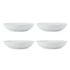4pc Mikasa Chalk Kitchen Porcelain Pasta Bowl Set 23cm White