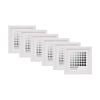 6PK Braz Venice Image Photo Document Display Frame 15x15cm White