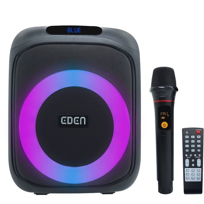 Eden Portable Karaoke Speaker With Single Wireless Microphone