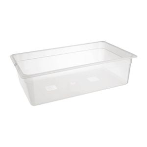 Nisbets Essentials Gastronorm Pan Polypropylene 1/1 Gn 150mm Food Storage Container Commercial Kitchenware