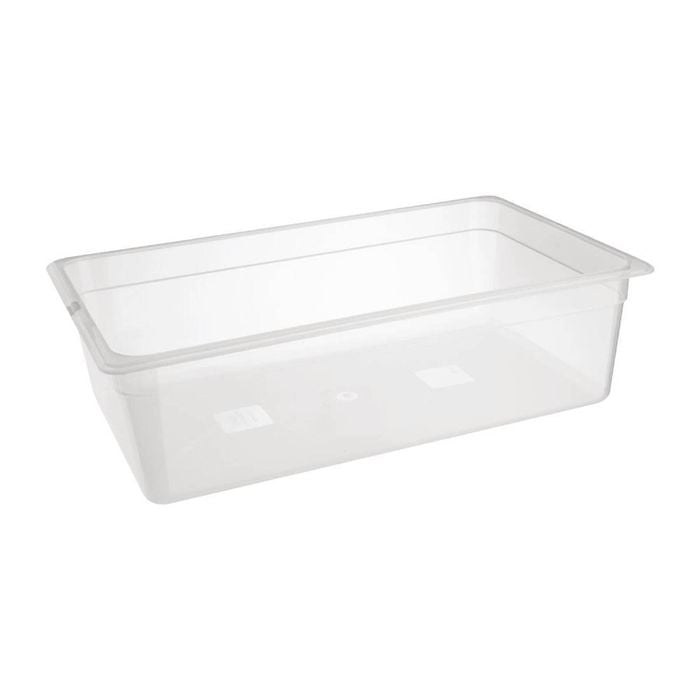 Nisbets Essentials Gastronorm Pan Polypropylene 1/1 Gn 150mm Food Storage Container Commercial Kitchenware