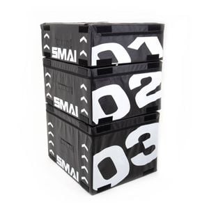 Smai Foam Plyo Box Set - 3 Pack (12"/18"/24") - Black
