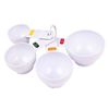 4pc Appetito Plastic Measure Cups Home Kitchen Cooking/Baking Utensils White