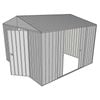 Build-a-Shed 3.0 x 3.0 x 2.3m Gable Double Sliding Side Door Shed - Zinc