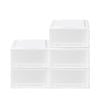 STACKED 5PCS 17L Multi Purpose Storage Drawer Set