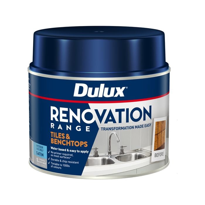 Dulux 1L Deep Satin Renovation Range Tiles And Benchtops