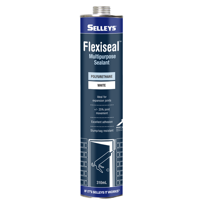 Selleys 310ml White Flexiseal Polyurethane Construction Sealant