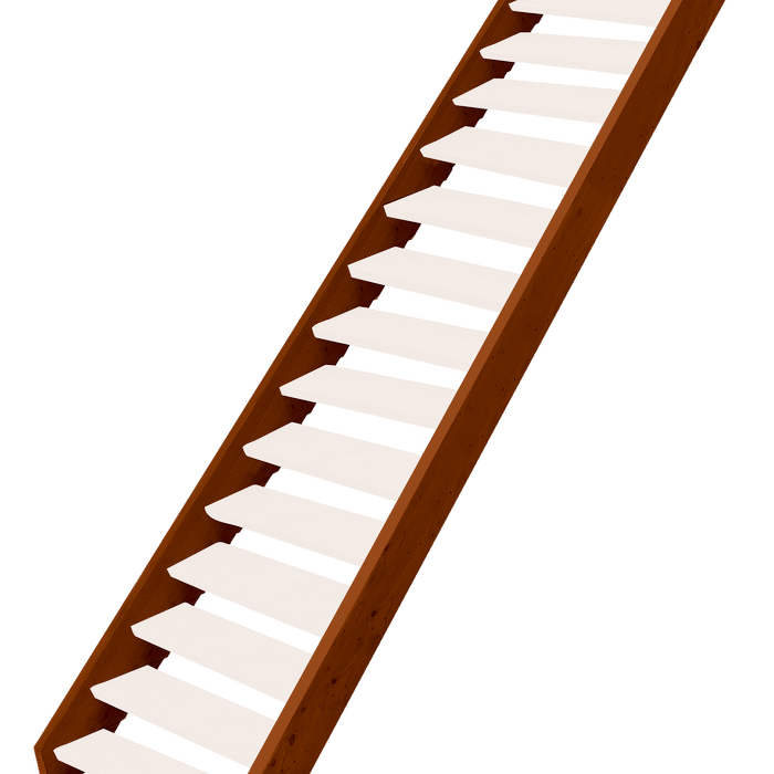 Wilmaplex Merbau Ezistep Stringers - Suits Fifteen Tread