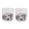 Ashdene Peeking Pups Golden Retriever Set Of 2 Egg Cups