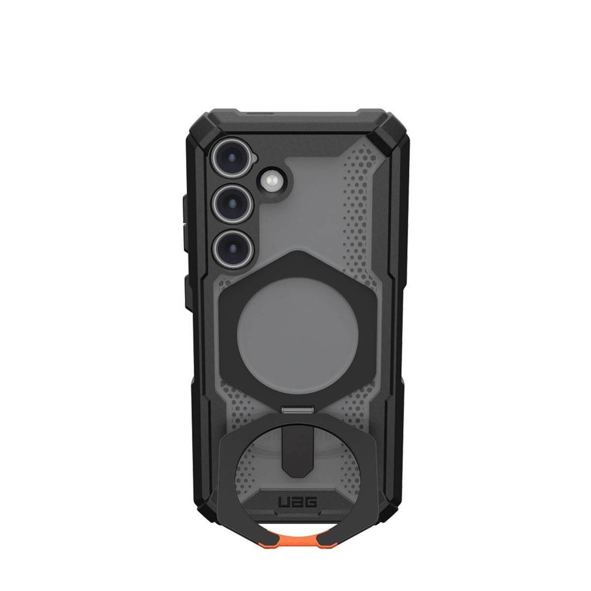 Urban Armour Gear Plasma XTE Phone Case For Samsung S24 Black/Orange