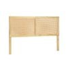 Artiss Bed Head Headboard Double Rattan - RIBO Pine