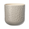 Borralheira 140 x 130mm Hammered Beige Indoor Ceramic Pot