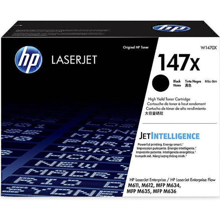 HP #147X Black Toner W1470X