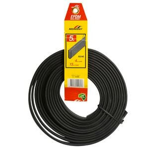 Moroday 4 x 15mm x 5m Round Bottom Rubber
