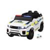 Rigo Ride On Car Kids Electric Patrol Police Toy Cars12V White