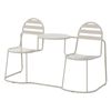 Marquee Oatmeal Jack & Jill Steel Double Chair With Table