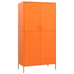 vidaXL Wardrobe Orange 90x50x180 cm