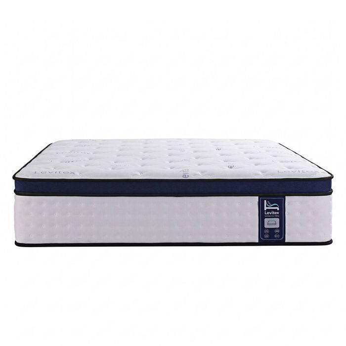 Levitex Queen Mattress 35CM 7-Zone Spring Triple Cooling Dynamic Motion Isolation