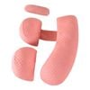 Catzon 4 Pcs Pregnancy Pillow Detachable Adjustable Cover-pink