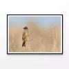 Bird Perched On a Branch  Print 100% Australian Made 120x90cm  (Poster)