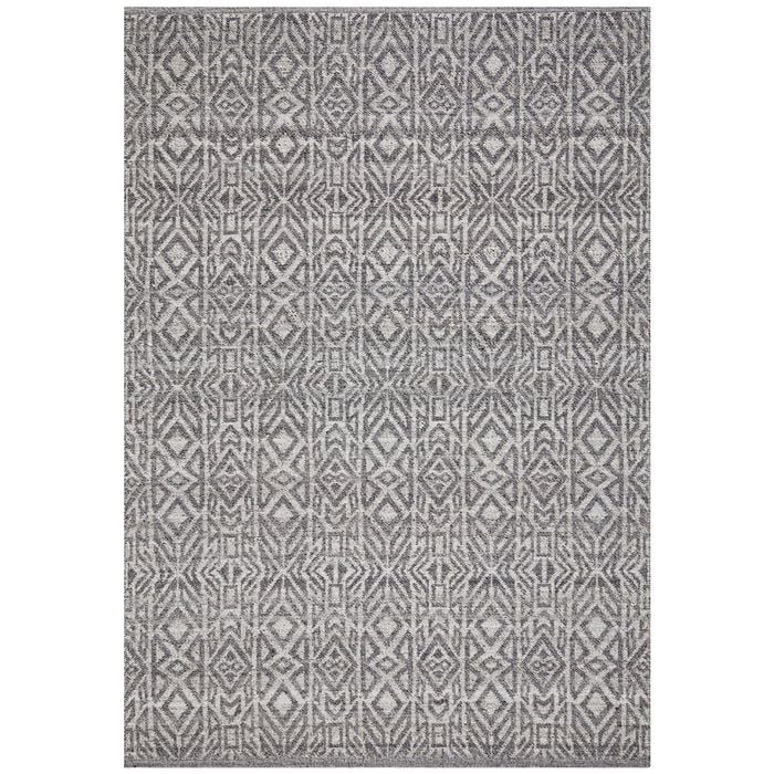 The Rug Connection Remnant 150 Denim Blue 225x155cm - Medium Tribal Handwoven Wool Indoor Floor Rug