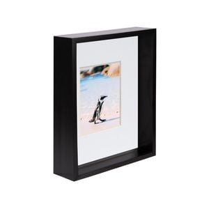Nicola Spring 8" X 10" 3d Deep Box Photo Frame With White 4" X 6" Mount