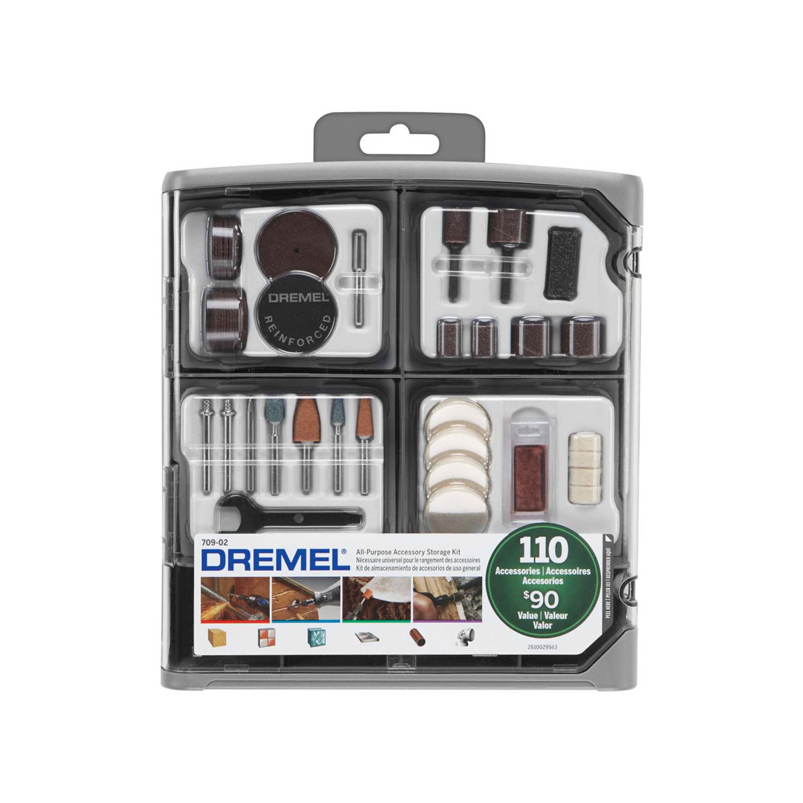 Dremel 110 Piece Multipurpose Mega Accessory Kit Bunnings Australia