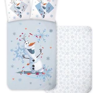 Disney Frozen Olaf Cotton Quilt Cover Set Toddler Bed Size