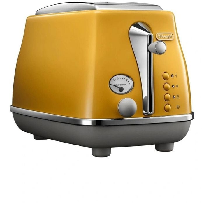 Delonghi Icona Capitals New York 2 Slice Toaster Yellow Ctoc2003y